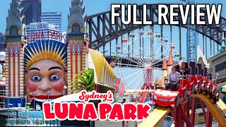 Luna Park Sydney Review  Australias Wonderfully Weird Amusement Park [upl. by Lleynad847]