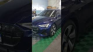 Audi ETron Full Windshield Tint automobile autotint [upl. by Drannek]