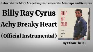 Billy Ray Cyrus  Achy Breaky Heart Karaoke Version [upl. by Fife]