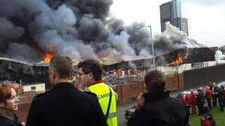 Carvers in flames  Wolverhampton [upl. by Mallis]