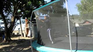 This is How to Clean Trampoline Safety Netlol [upl. by Mirella135]