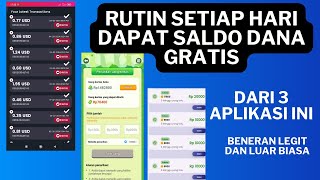 Luar Biasa Setiap Hari Dapat Saldo Dana Gratis Cuman Dari 3 Aplikasi Game ini [upl. by Gean230]