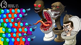 Skibidi toilet BOSS vs Titan Cameraman skibidi toilet vs Cameraman Peanut Among Us Animation [upl. by Sidonie380]