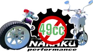 Wow Great Mod 90cc Naraku Big Bore Kit on a Maddog 50cc 139QMB GY6 Way Faster [upl. by Eloken825]