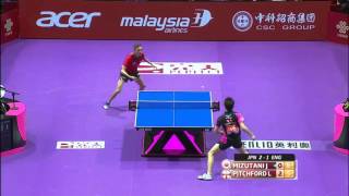 2016 World Championships Highlights Jun Mizutani vs Liam Pitchford [upl. by Eussoj]