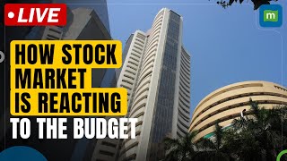 Union Budget 2024 LIVE  How Stock Market Is Reacting To Modi 30s Maiden Budget [upl. by Arinaid]