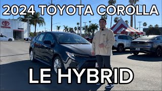 2024 Toyota Corolla LE Hybrid Review Way Better Than Expected [upl. by Aliel]