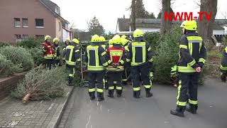 2020 01 11 13522 Georgsmarienhuette Unfall Tannenbaumaktion [upl. by Eittol]