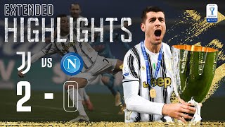 Juventus 20 Napoli  CR7 amp Morata Goals Secure 9th Supercup Win  EXTENDED Highlights [upl. by Zelikow974]