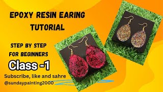 diy resin earing tutorial 😱 resin resina earing trending diy art resin epoxy earings reels [upl. by Aicatsanna241]