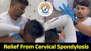 Relief from Cervical Spondylosis after Treatment by DrSanjitPakhareChiropractor chiropractor [upl. by Papert239]