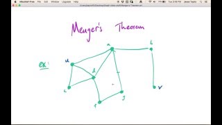 Mengers Theorem  13 [upl. by Enair]