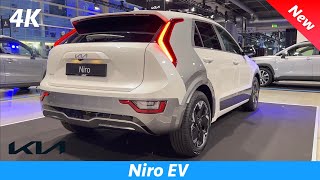 KIA Niro EV 2023  FULL Review in 4K  Style Exterior  Interior Digital Cockpit amp Infotainment [upl. by Atnuahs82]