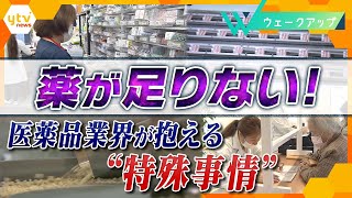 ｢医師と患者に繰り返し説明…｣｢休日出勤・残業で稼働…｣薬不足に翻弄される薬局・生産現場 背景にある“業界特有”の事情とは？【ウェークアップ】 [upl. by Kinch]