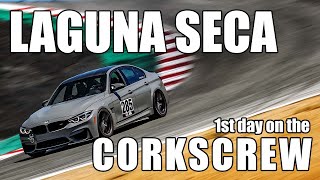 Driving the Laguna Seca Corkscrew for the first time [upl. by Selig]