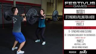 Festivus Games April 2019 Mixed Pairs WOD Standards [upl. by Anaerb507]