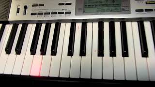 Casio LK260 Lighted key keyboard with voice sampling for sale on Ebay [upl. by Hutchinson]