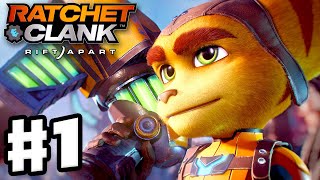 Ratchet amp Clank Rift Apart  Gameplay Walkthrough Part 1  Intro and Nefarious City PS5 [upl. by Akino]