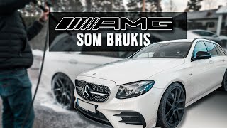 AMG SOM DAILY  Vintertvätta E43 AMG med PUREEST [upl. by Lunette]