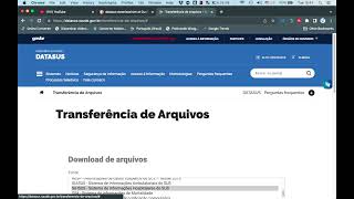 Como usar o TabwinDATASUS parte 7  explicando como acessar as bases DATASUS [upl. by Elleinet]