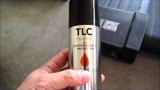 Wilson Leather TLC spray leather and suede protector demo [upl. by Alsworth]