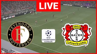 🔴LIVE Feyenoord gegen Bayern Leverkusen I UEFA Champions League UCL 202425 I SpielStreaming [upl. by Atiluj]