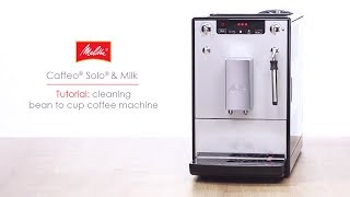 Caffeo® Solo® amp Milk  Tutorial cleaning bean to cup coffee machine [upl. by Lebiralc974]