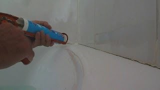 How to renew seal around your bath Go to 420 sec for direct showing [upl. by Eimarej]