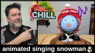 ⛄️🎶 Mr Chill Talking Animated Snowman with Built in Projector amp Speaker Plugn Play ⛄️🎶 547 [upl. by Adnohryt87]