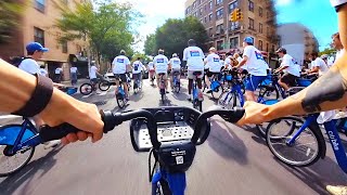 NYC Citi Bike Race 2024  POV CBB DAY [upl. by Karlow]