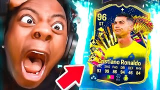 iShowSpeed Pulls The Worlds First TOTS RONALDO [upl. by Haeluj151]