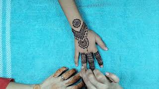 Beautiful and Easy Mahindi Designs for Hands  New Stylish Arabic Mehndi [upl. by Eldred]