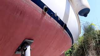 TRINTELLA 44 BARBAROSSA ON THE DRY DOCK [upl. by Adnuahsar]