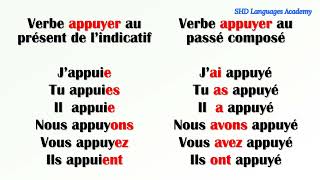 Conjugaison des verbes appelerappuyerprescrirerésoudre learn frenchspeak french [upl. by Neufer]