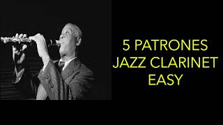 🔥5 PATRONES🔥 JAZZ CLARINET ✅EASY [upl. by Pasadis]