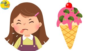 Do You Like Broccoli Ice Cream  Food Song for Kids  SooLoo Kids [upl. by Idrahs]