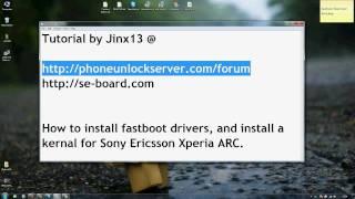 Install fastboot drivers and custom kernal Xperia 2011 by Jinx13 [upl. by Ferriter808]