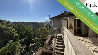 €44k  Campania Countryside Beautiful Outdoor Living Home  Buying a Cheap Home in Italy for Sale [upl. by Dinsmore]