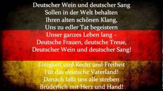 Das Lied der Deutschen The Song of the Germans [upl. by Ahsined]