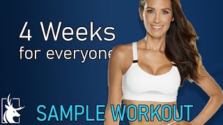 Beachbody 4 weeks for everybody sample workout [upl. by Eeldivad925]