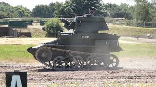 Vickers Mark IV Light Tank running at TANKFEST 2023 [upl. by Macnair959]