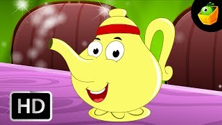 I Am A Little Tea pot  English Nursery Rhymes  Animated Cartoon Songs For Kids [upl. by Lerim]