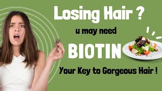 Hair Fall Remedy The Ultimate Guide to Biotin for Hair Health [upl. by Remmus667]