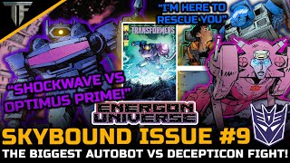 Shockwave Dominates Optimus Prime in Transformers Skybound Issue 9 Review  Awesome Or Awful [upl. by Attolrac]