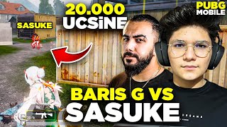 BARIŞ G İLE 20000 UCSİNE VS ATTIK BARIŞ G VS SASUKE  PUBG MOBİLE [upl. by Salena764]