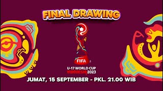 LIVE Drawing Piala Dunia U17 2023 [upl. by Renaldo]