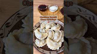 Ukrainian Vareniki 🍒Cherry dumplings shorts [upl. by Laryssa]