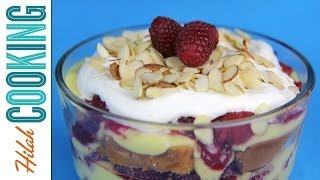 How To Make a Trifle  Hilah Cooking [upl. by Atikkin]