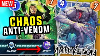 AntiVenom Is Tier FUN  Marvel Snap Gameplay [upl. by Enelrats]