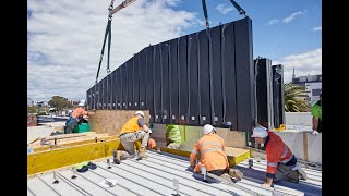 Timber Building Systems  South Yarra Apartments [upl. by Ahsenal]